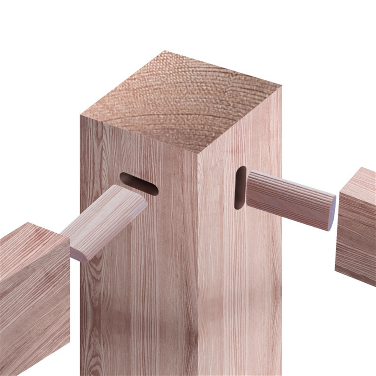 KEKA 100 Pieces of 8mm Domino  – Woodworking Domino recenzja i cena