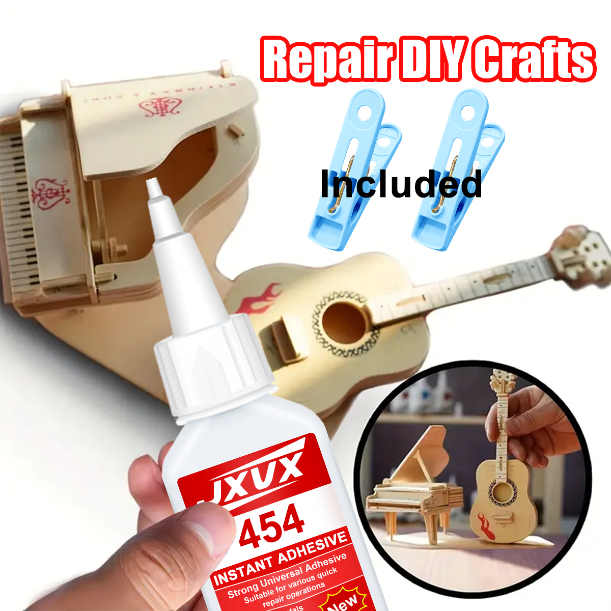 454 Super Glue: Instant Adhesi – Woodworking Quick Glue recenzja i cena
