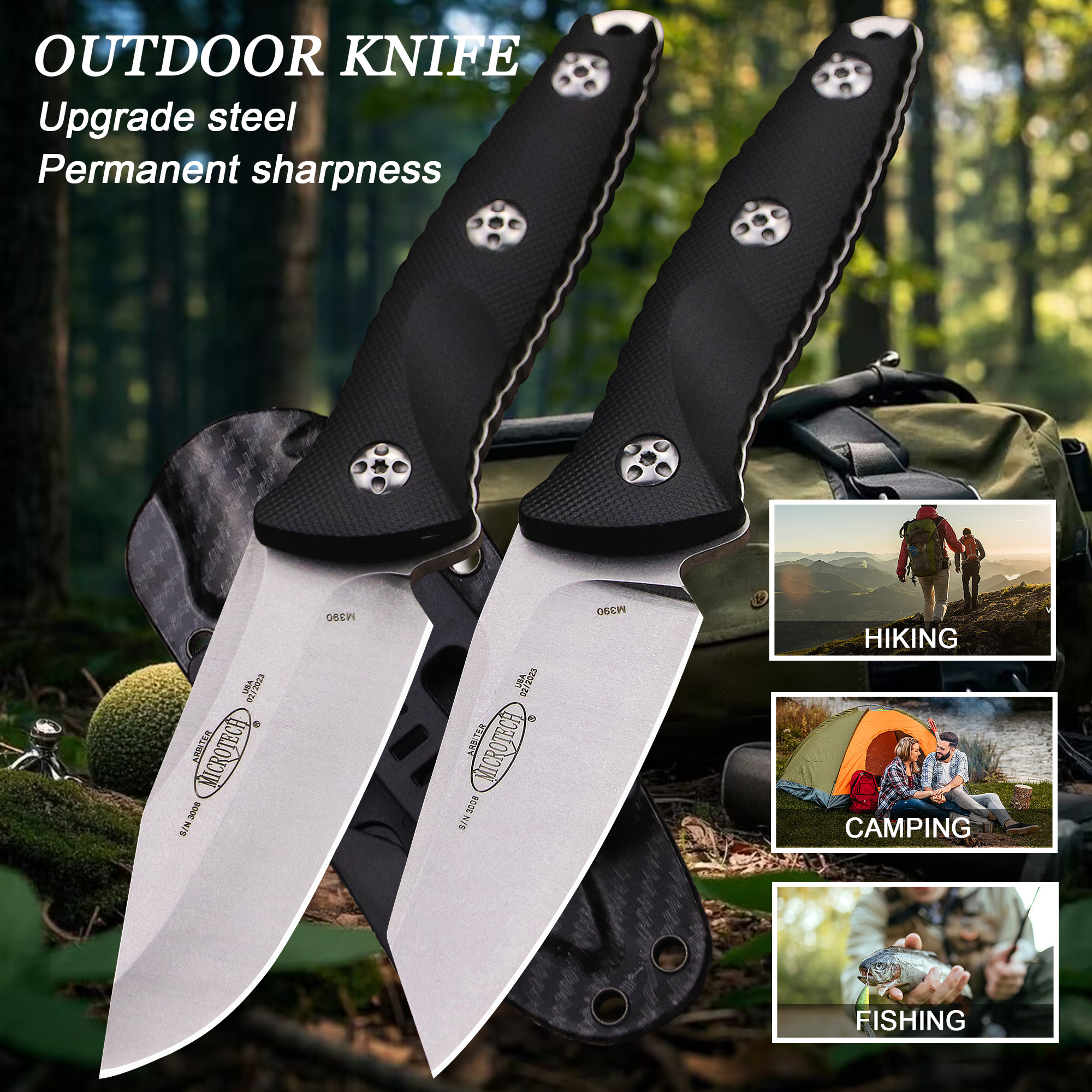 USA M390 outdoor hunting knife – Woodworking Usa recenzja i cena