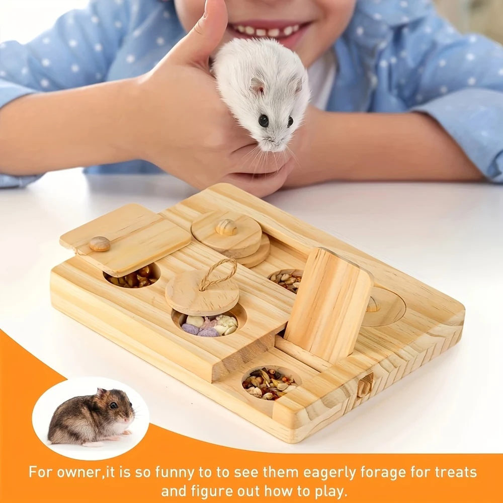 Guinea Pig Foraging Toys 6 in  – Woodworking Rabbet recenzja i cena