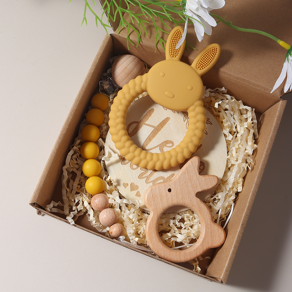 New born baby gift set silicon – Woodworking Rabbet recenzja i cena
