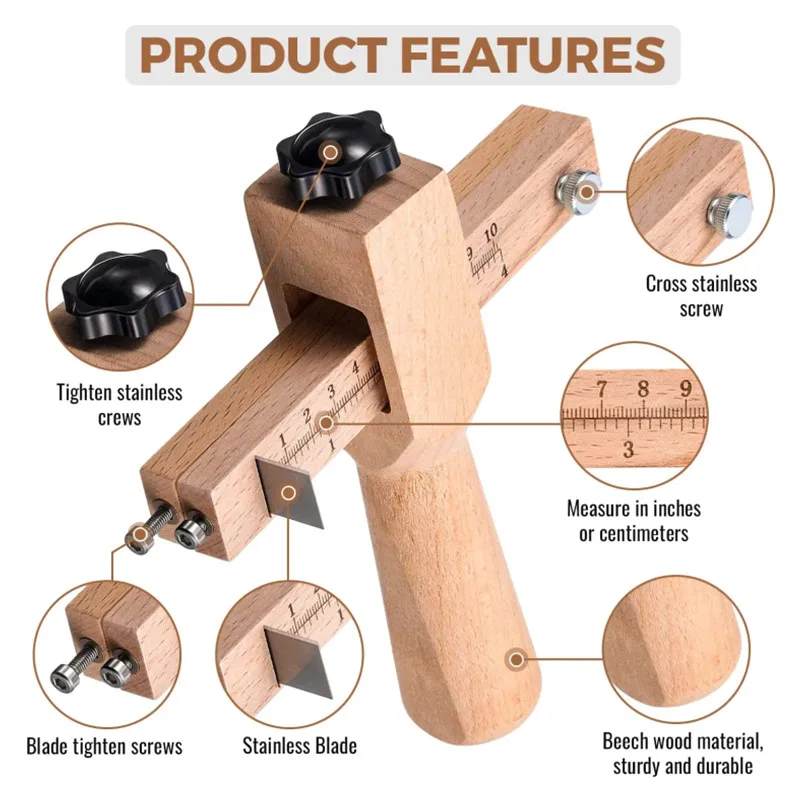 New Adjustable Leather Strap B – Woodworking Veneer Cutter recenzja i cena